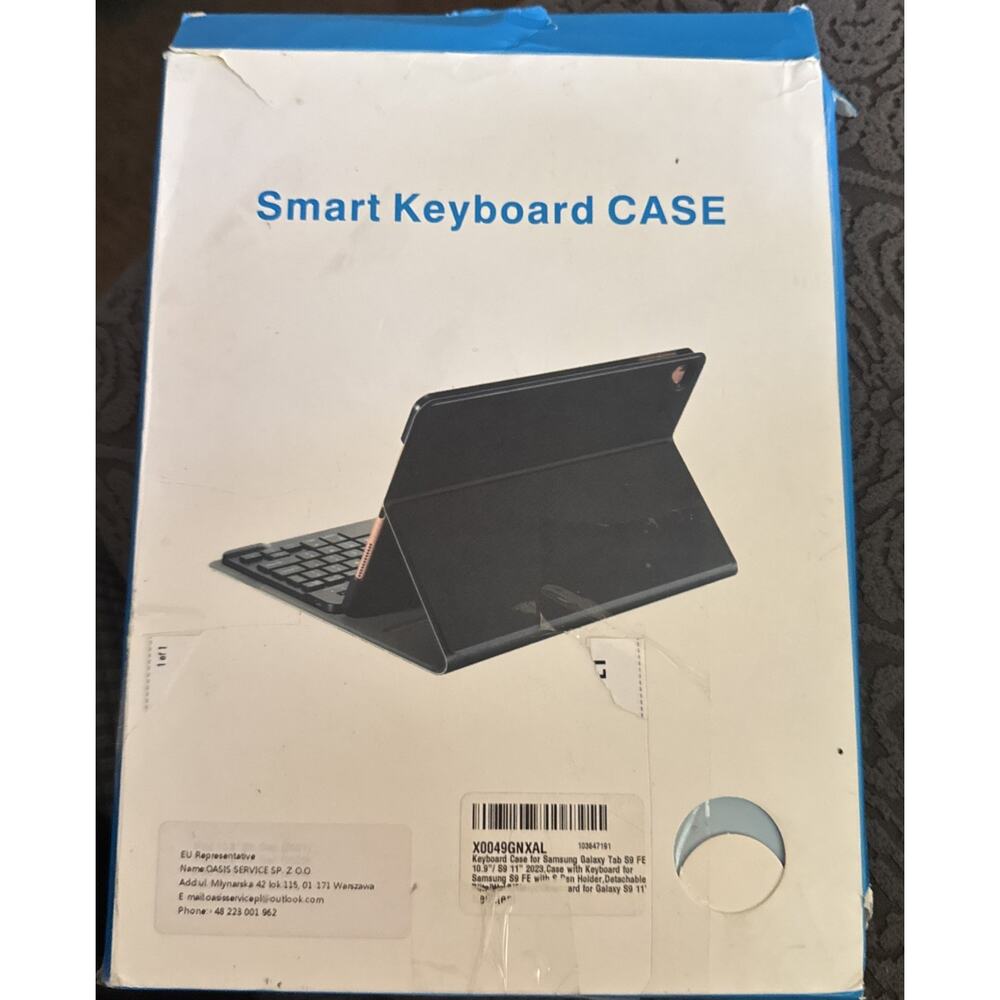 Keyboard Case for Samsung Galaxy Tab S9 FE/Tab S9 2023 Multiple Stand Slim Cover